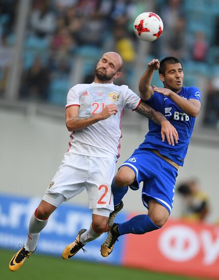 Russian national team vs. Dynamo Moscow friendly football match