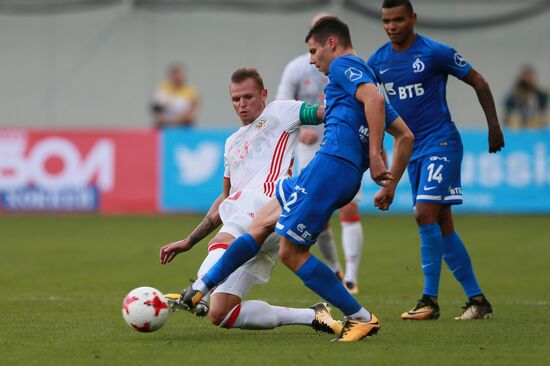 Russian national team vs. Dynamo Moscow friendly football match