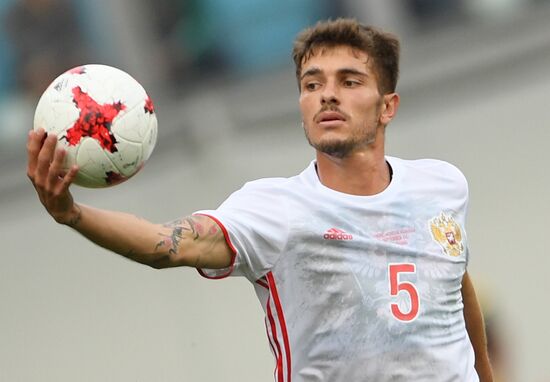 Russian national team vs. Dynamo Moscow friendly football match