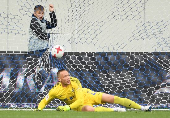Russian national team vs. Dynamo Moscow friendly football match