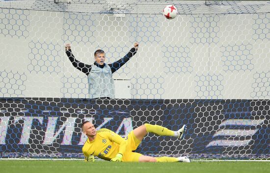 Russian national team vs. Dynamo Moscow friendly football match