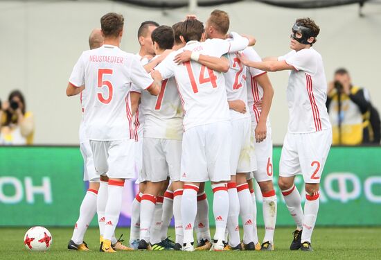 Russian national team vs. Dynamo Moscow friendly football match
