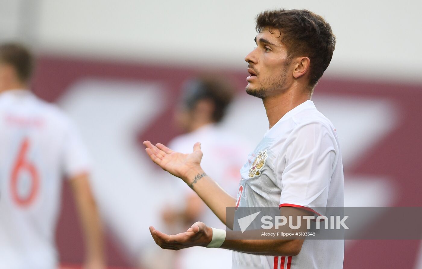 Russian national team vs. Dynamo Moscow friendly football match