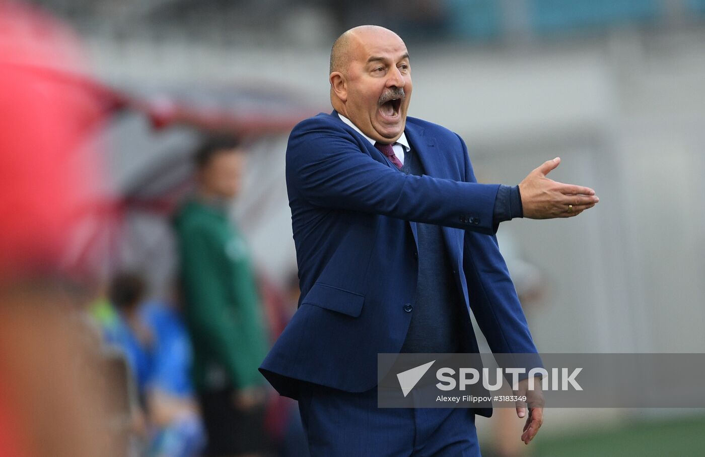 Russian national team vs. Dynamo Moscow friendly football match
