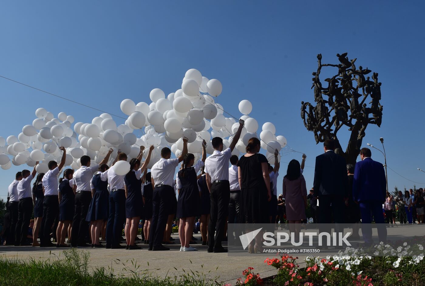 Memorial events in Beslan