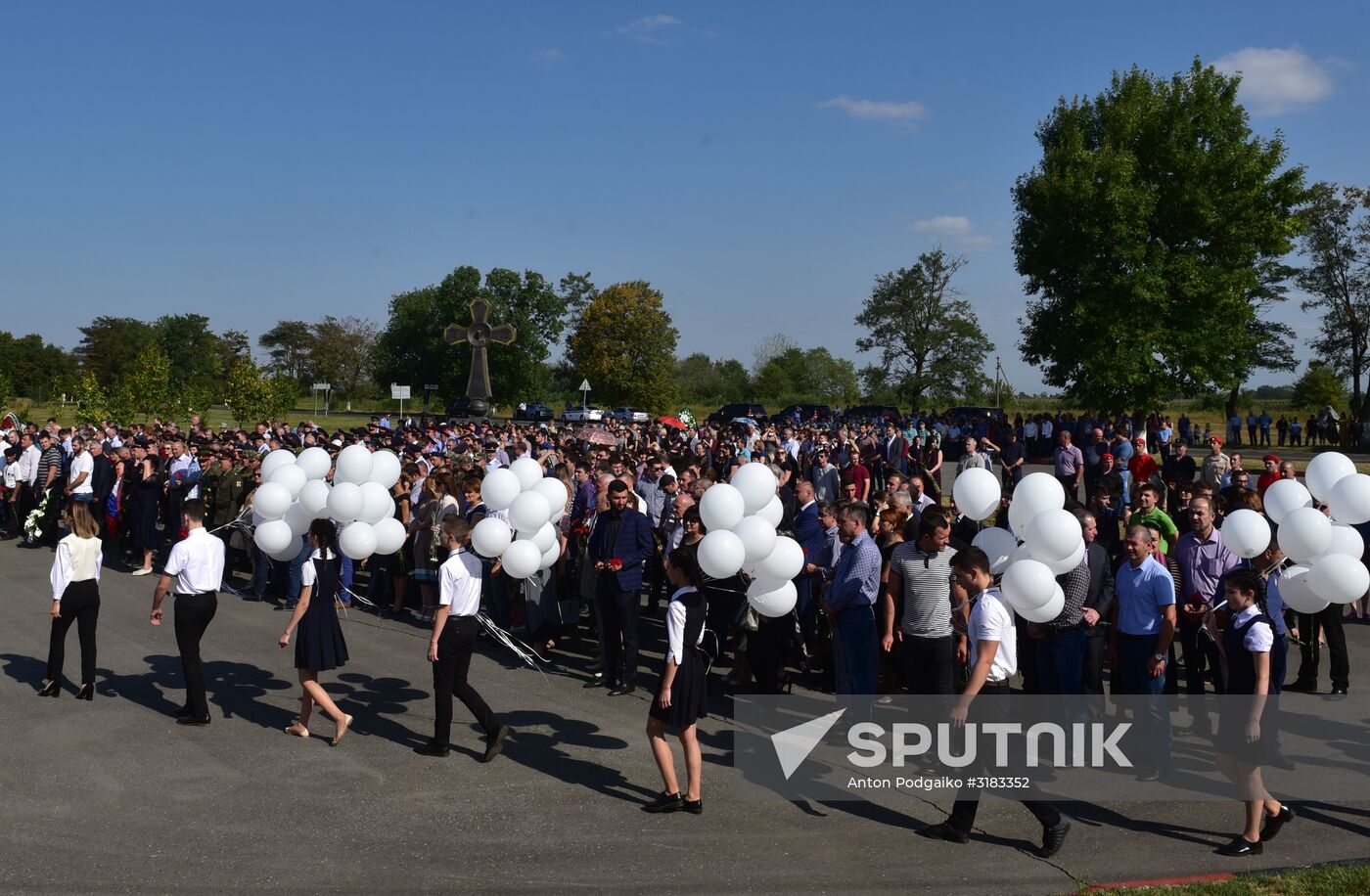 Memorial events in Beslan