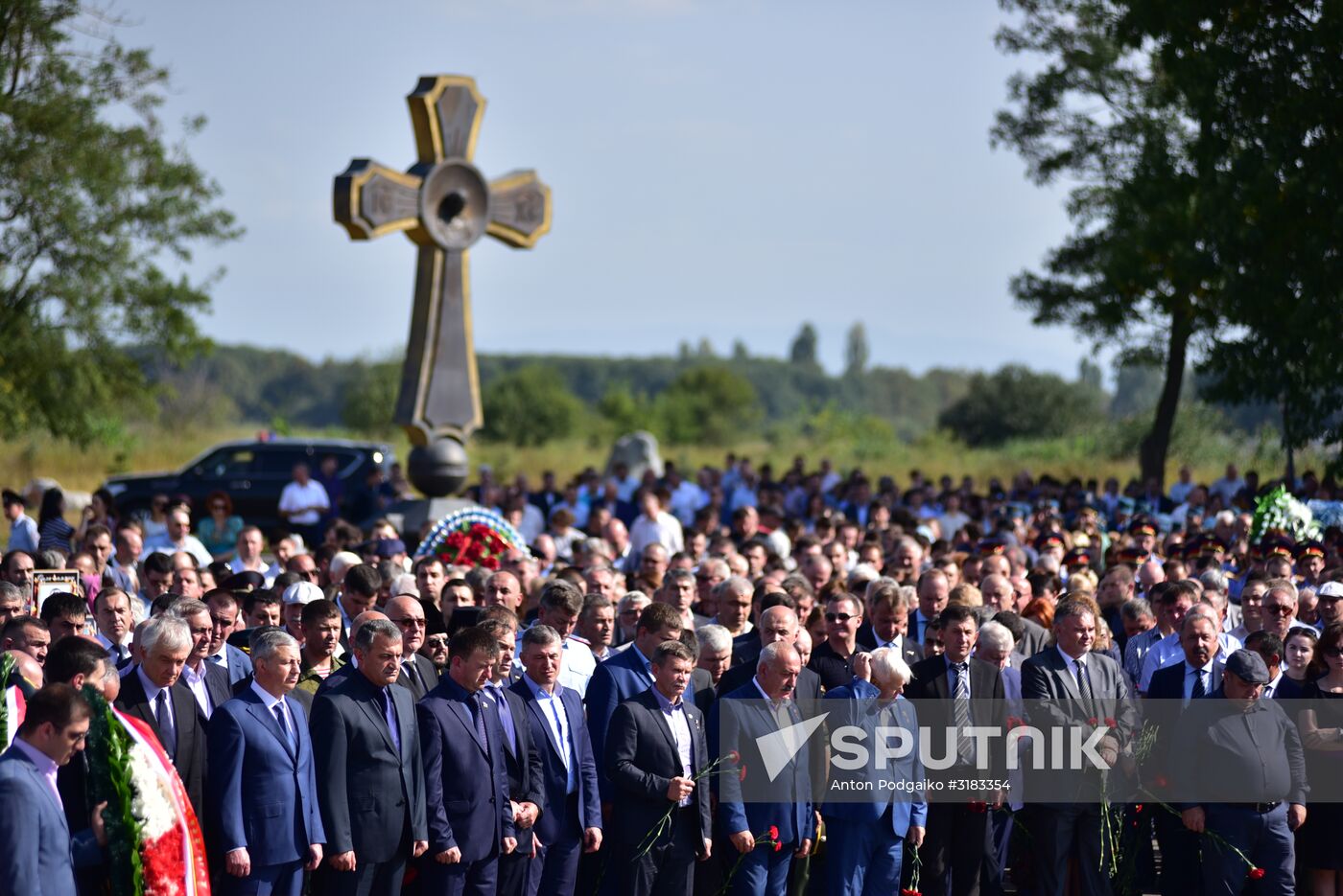 Memorial events in Beslan