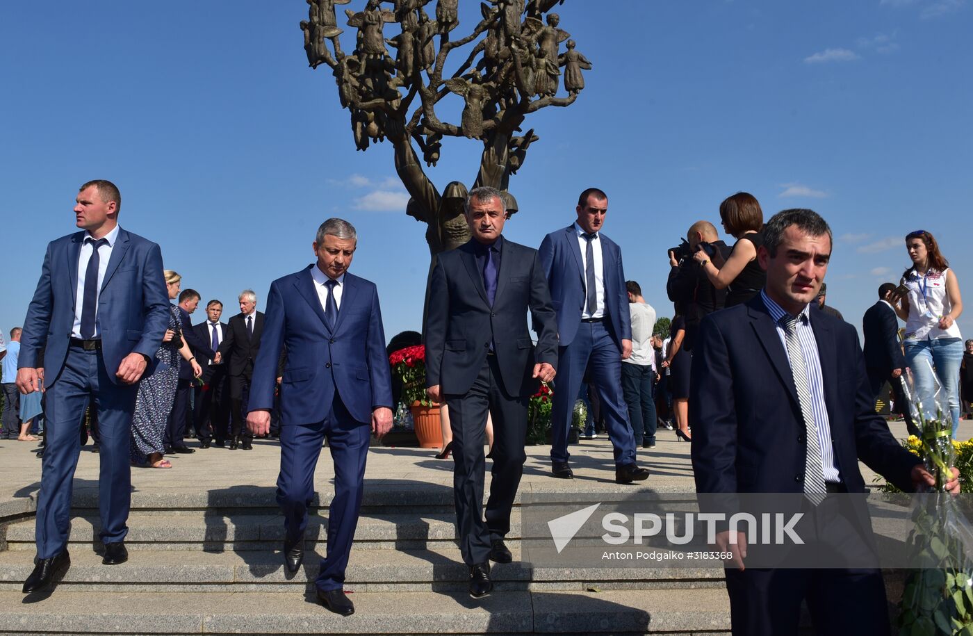 Memorial events in Beslan
