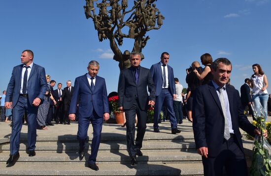 Memorial events in Beslan