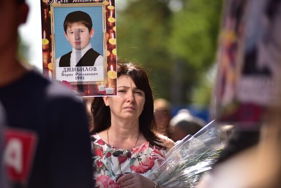Memorial events in Beslan