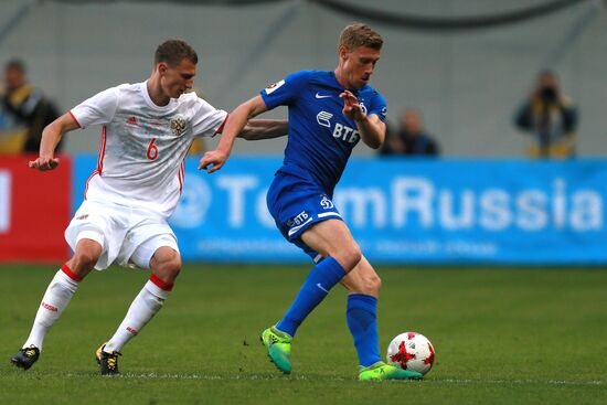 Russian national team vs. Dynamo Moscow friendly football match