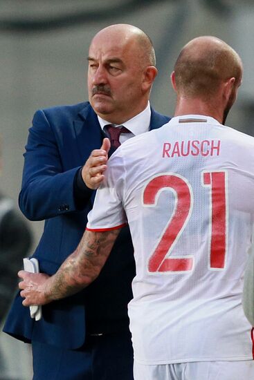 Russian national team vs. Dynamo Moscow friendly football match