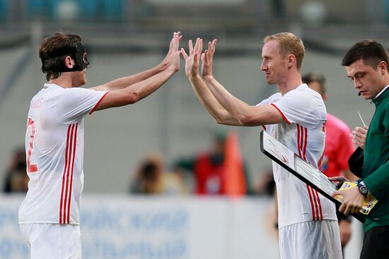 Russian national team vs. Dynamo Moscow friendly football match