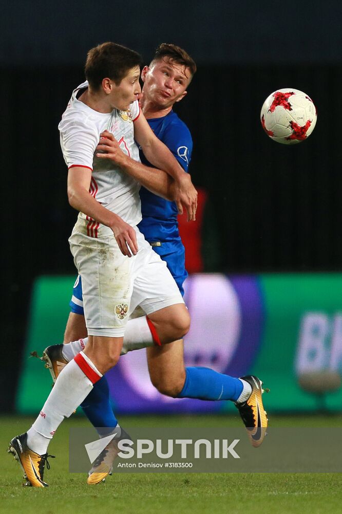 Russian national team vs. Dynamo Moscow friendly football match