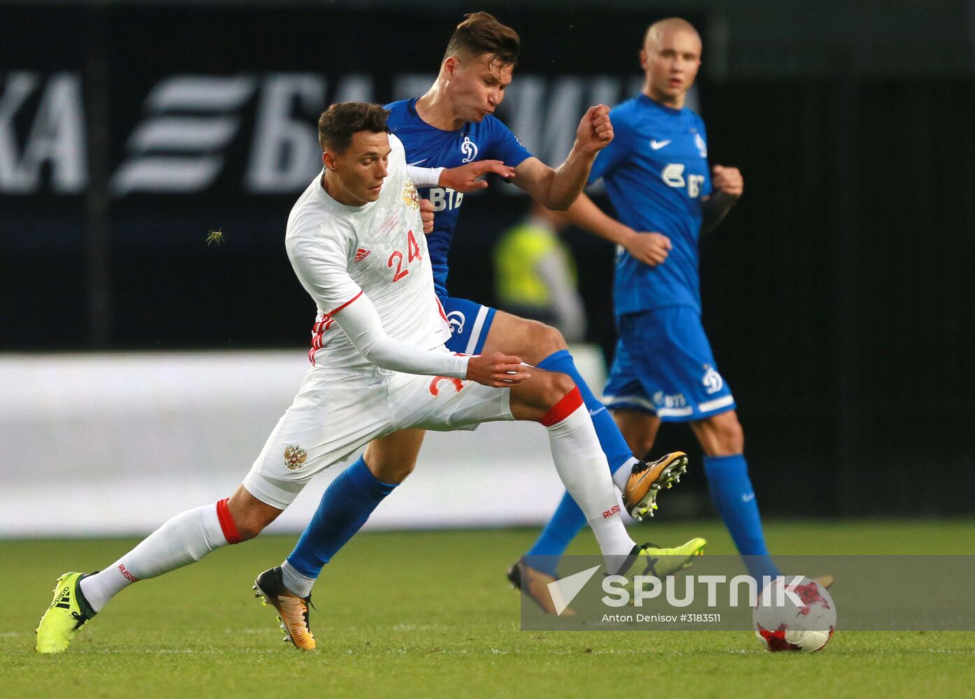 Russian national team vs. Dynamo Moscow friendly football match