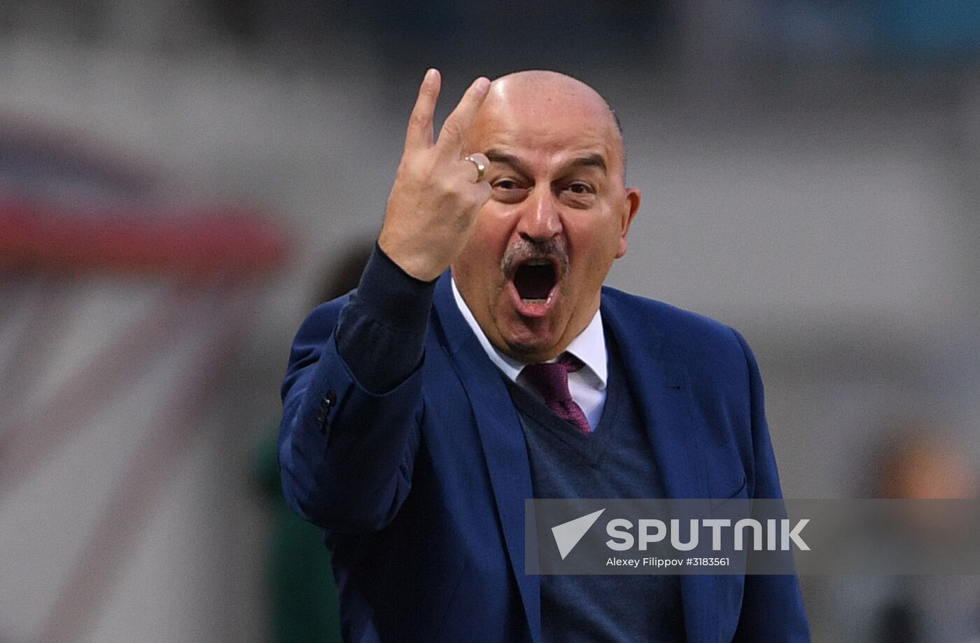 Russian national team vs. Dynamo Moscow friendly football match