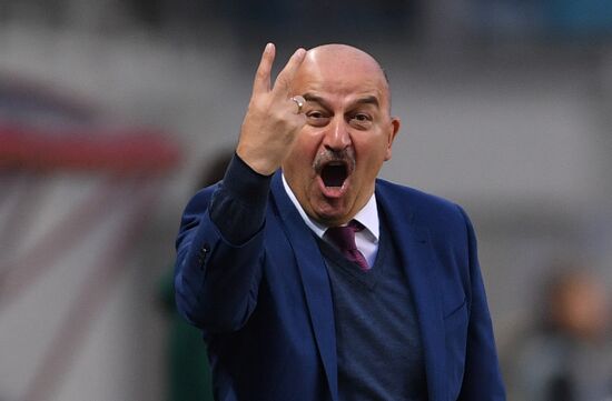 Russian national team vs. Dynamo Moscow friendly football match