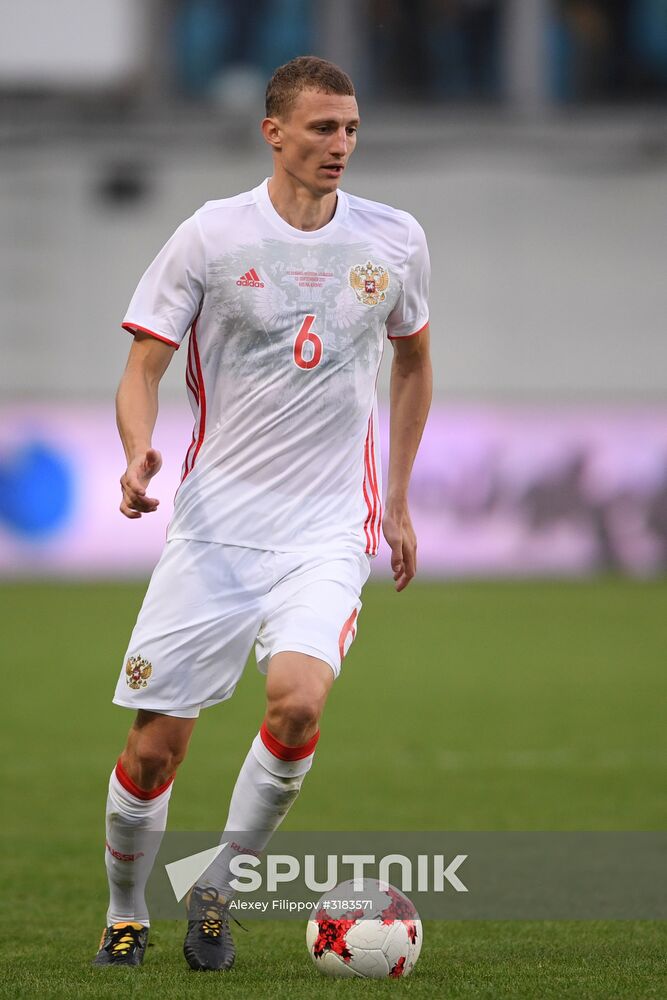 Russian national team vs. Dynamo Moscow friendly football match