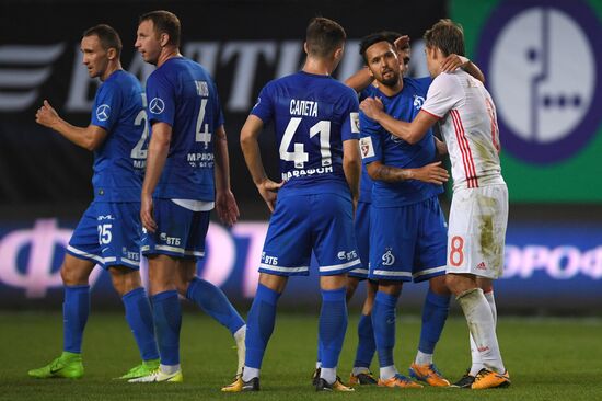 Russian national team vs. Dynamo Moscow friendly football match