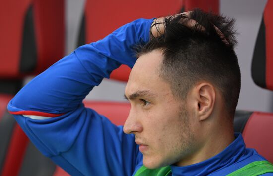 Russian national team vs. Dynamo Moscow friendly football match