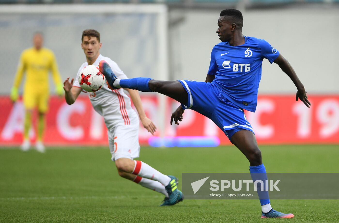 Russian national team vs. Dynamo Moscow friendly football match