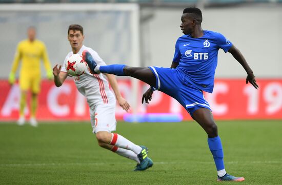 Russian national team vs. Dynamo Moscow friendly football match