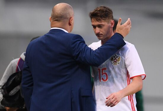 Russian national team vs. Dynamo Moscow friendly football match