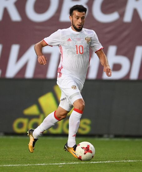 Russian national team vs. Dynamo Moscow friendly football match
