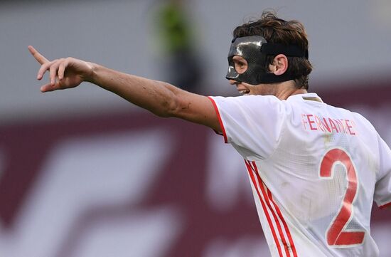 Russian national team vs. Dynamo Moscow friendly football match