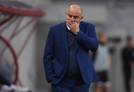 Russian national team vs. Dynamo Moscow friendly football match