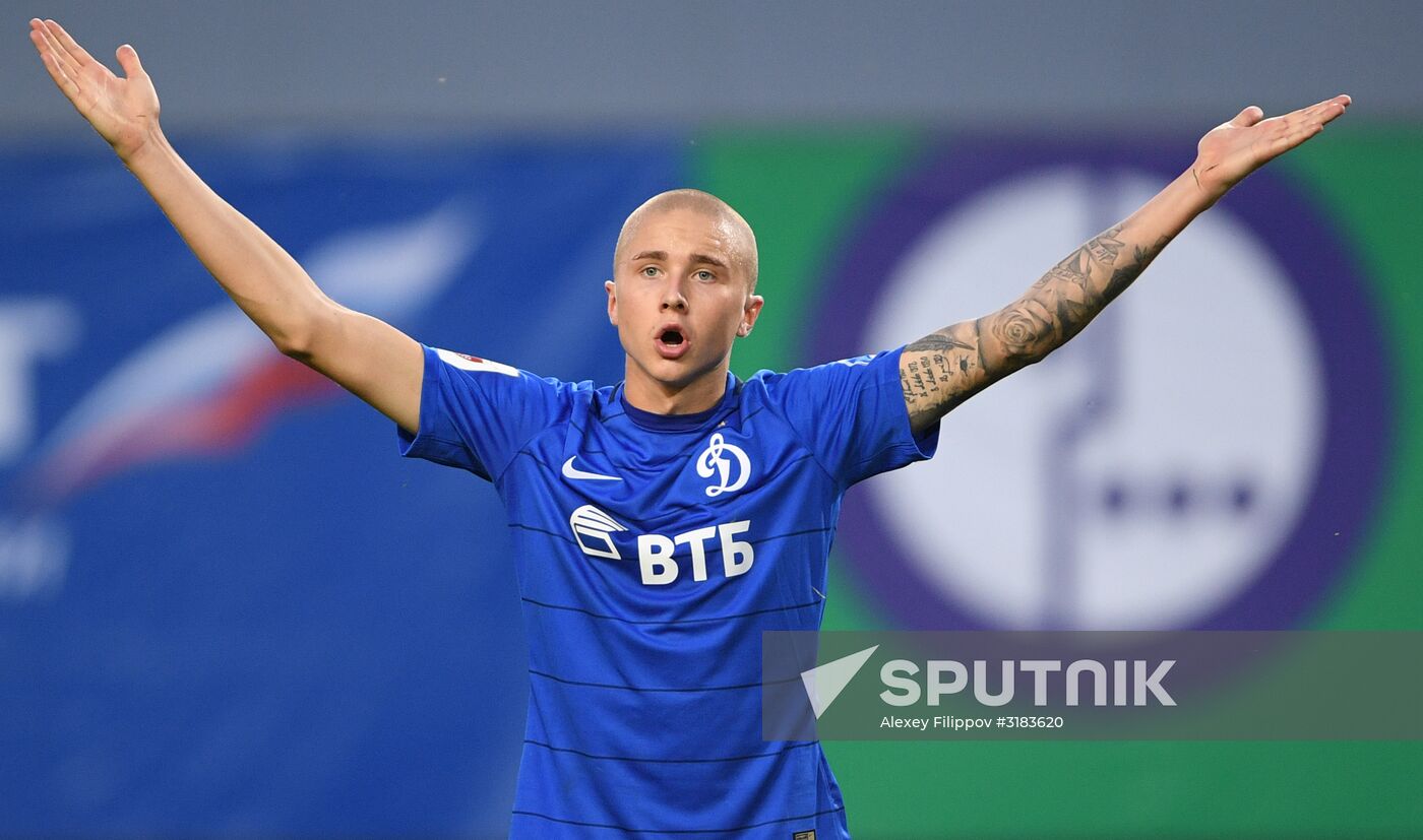 Russian national team vs. Dynamo Moscow friendly football match