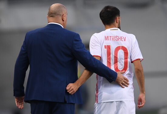 Russian national team vs. Dynamo Moscow friendly football match