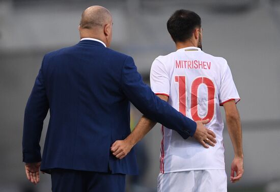 Russian national team vs. Dynamo Moscow friendly football match
