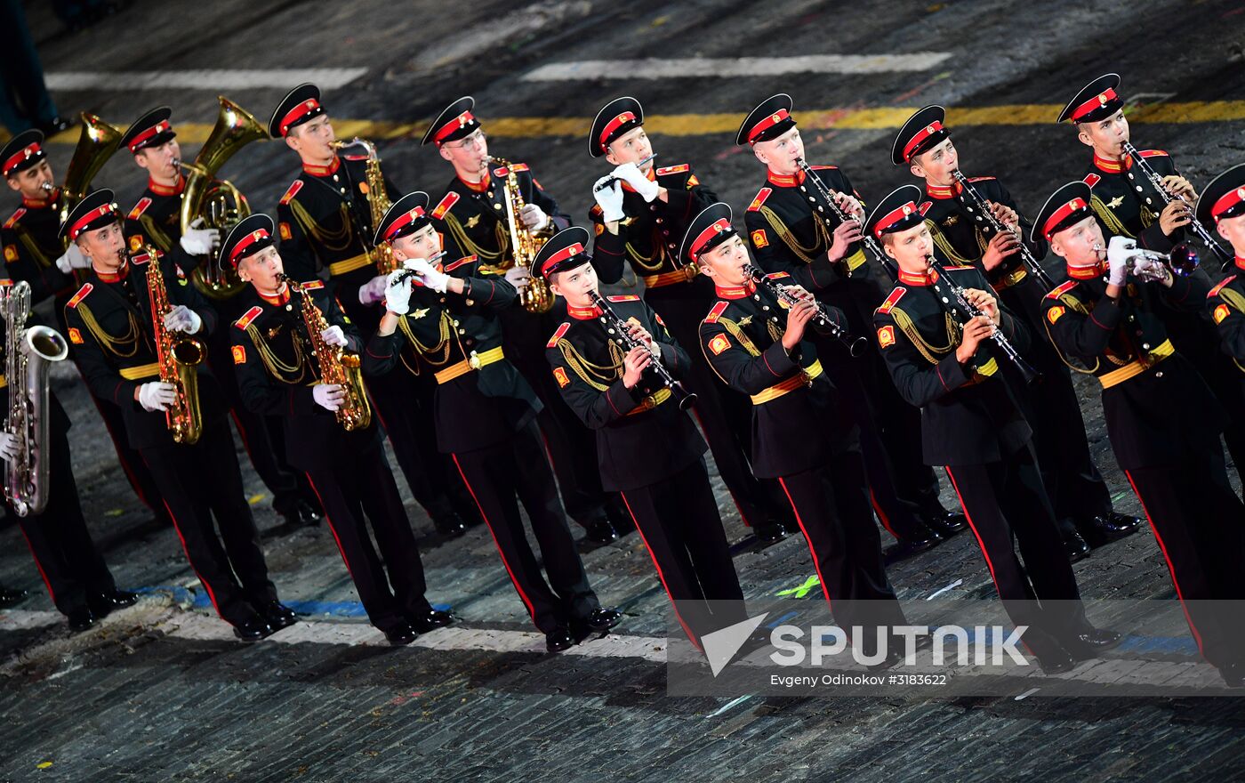 Spasskaya Tower International Military Music Festival closing ceremony