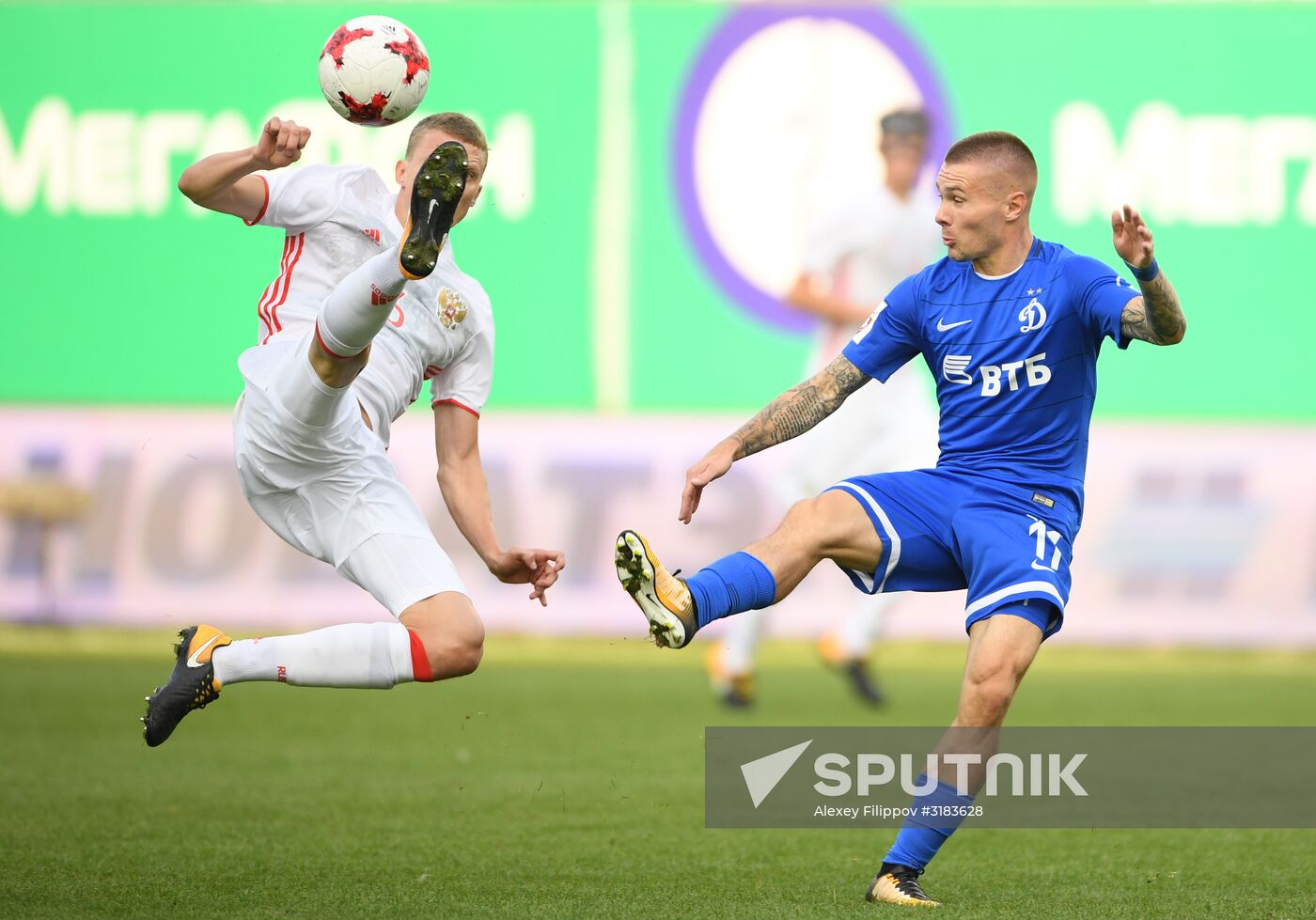 Russian national team vs. Dynamo Moscow friendly football match