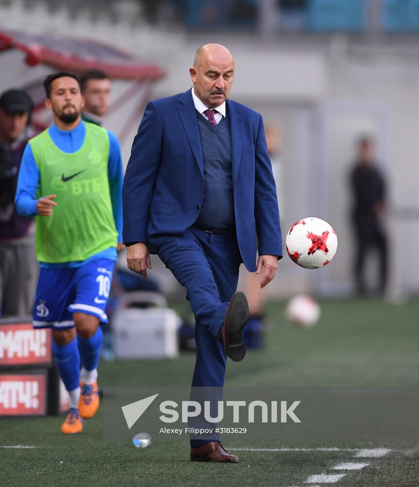 Russian national team vs. Dynamo Moscow friendly football match