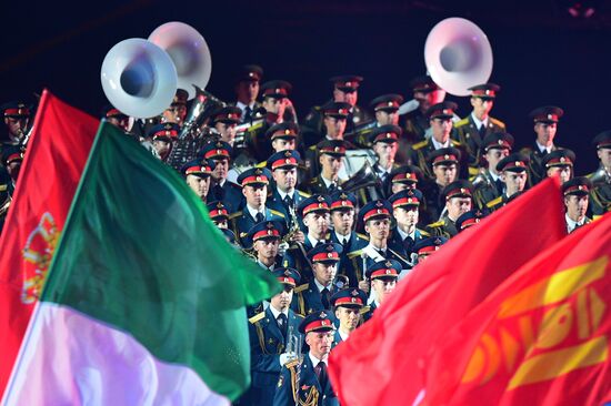 Spasskaya Tower International Military Music Festival closing ceremony