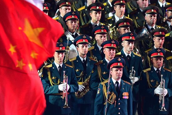 Spasskaya Tower International Military Music Festival closing ceremony