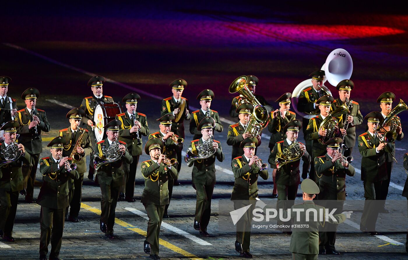 Spasskaya Tower International Military Music Festival closing ceremony