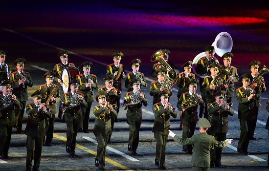 Spasskaya Tower International Military Music Festival closing ceremony