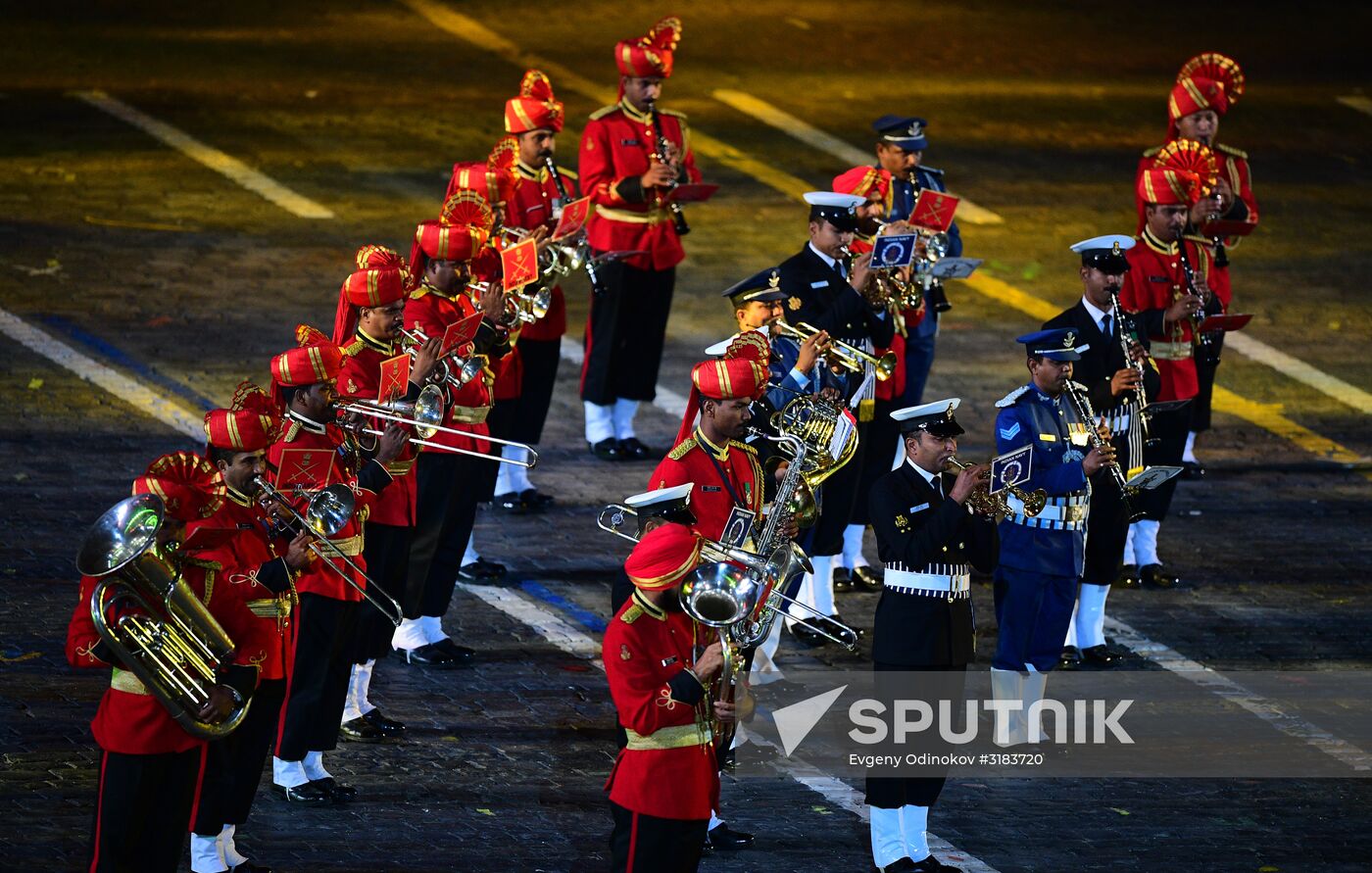 Spasskaya Tower International Military Music Festival closing ceremony