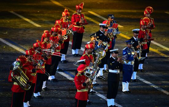Spasskaya Tower International Military Music Festival closing ceremony