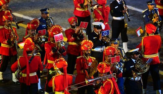 Spasskaya Tower International Military Music Festival closing ceremony