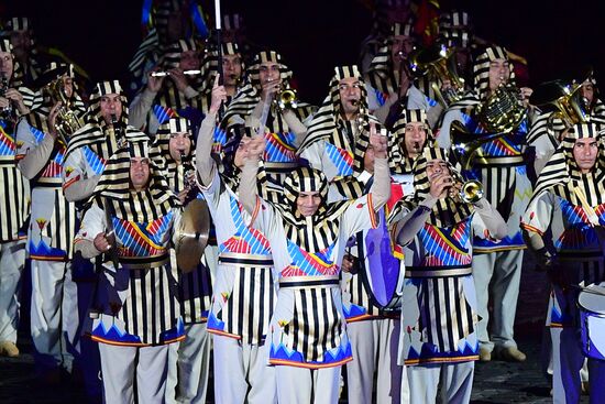 Spasskaya Tower International Military Music Festival closing ceremony