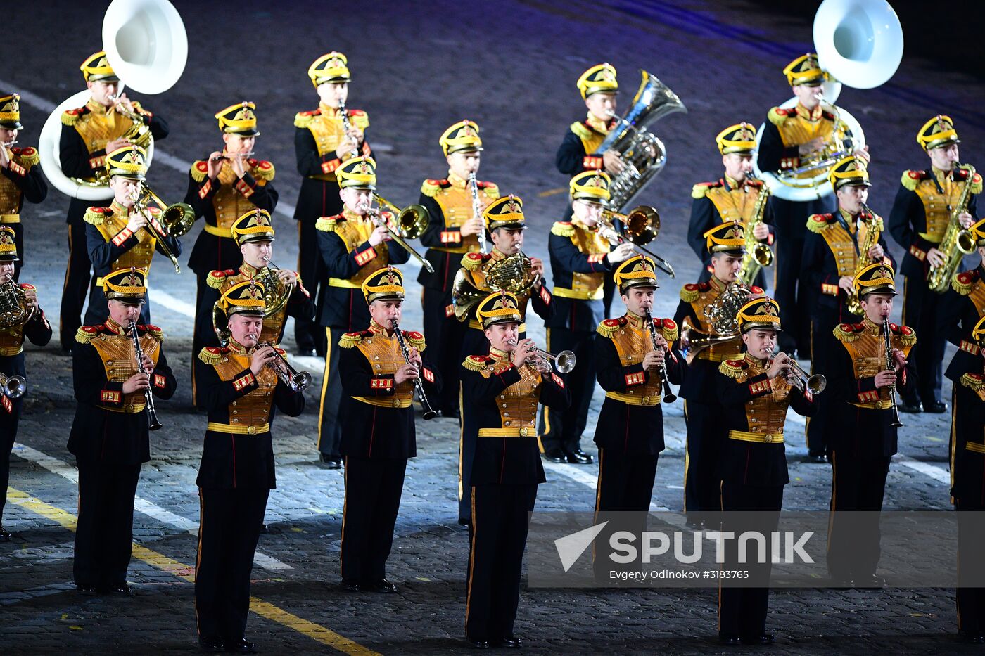 Spasskaya Tower International Military Music Festival closing ceremony