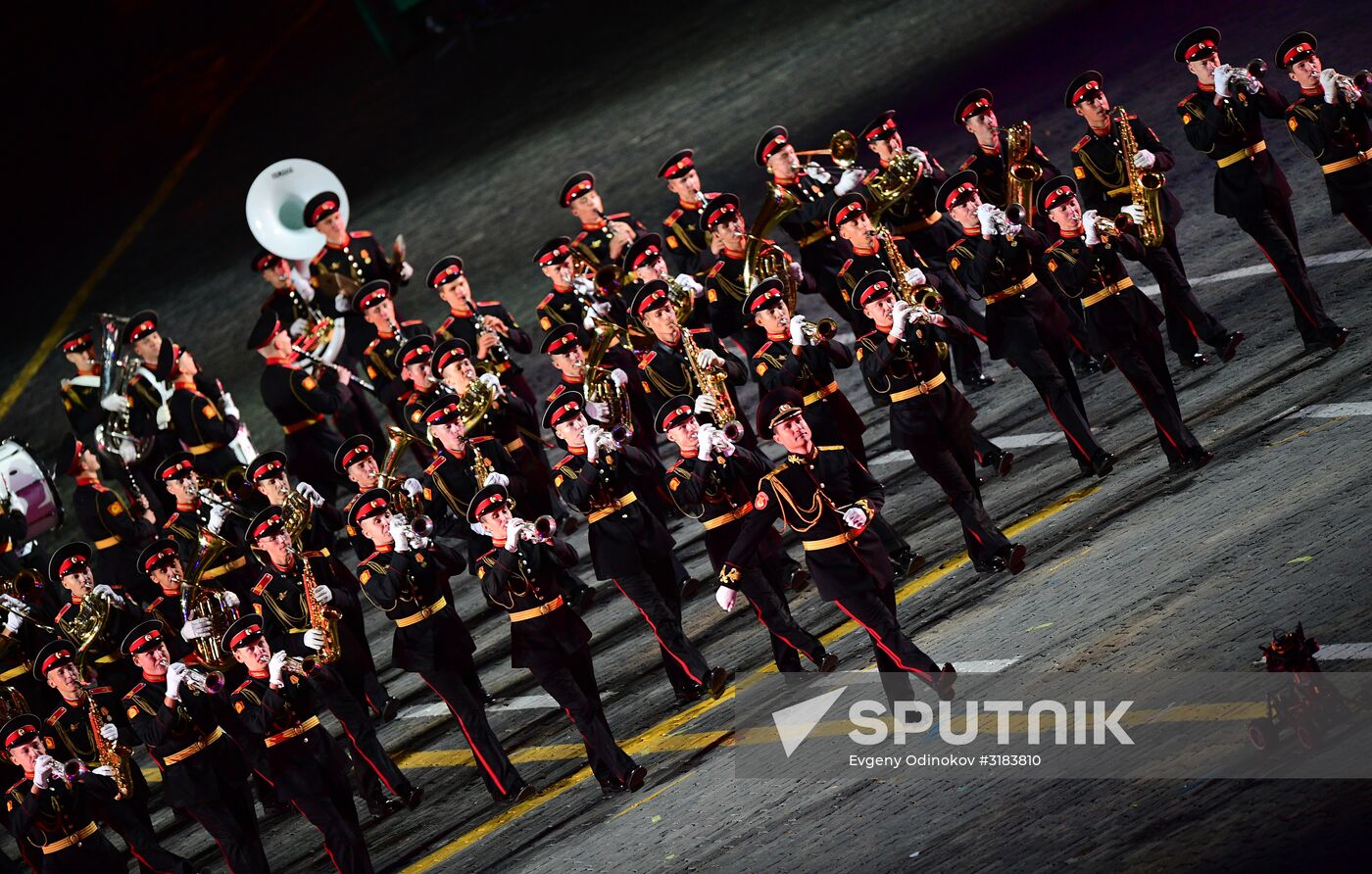 Spasskaya Tower International Military Music Festival closing ceremony