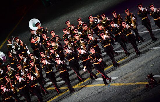 Spasskaya Tower International Military Music Festival closing ceremony