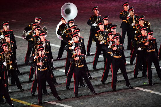 Spasskaya Tower International Military Music Festival closing ceremony