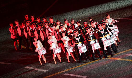 Spasskaya Tower International Military Music Festival closing ceremony