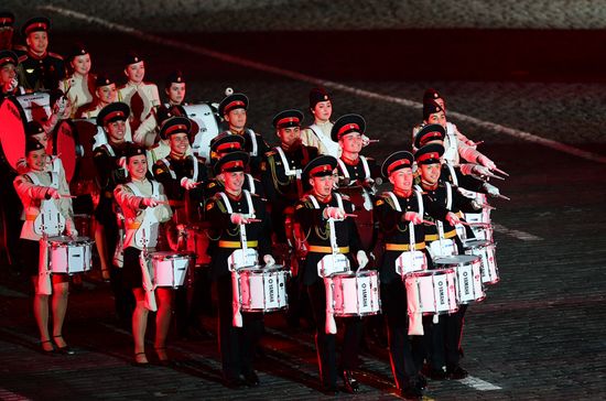 Spasskaya Tower International Military Music Festival closing ceremony
